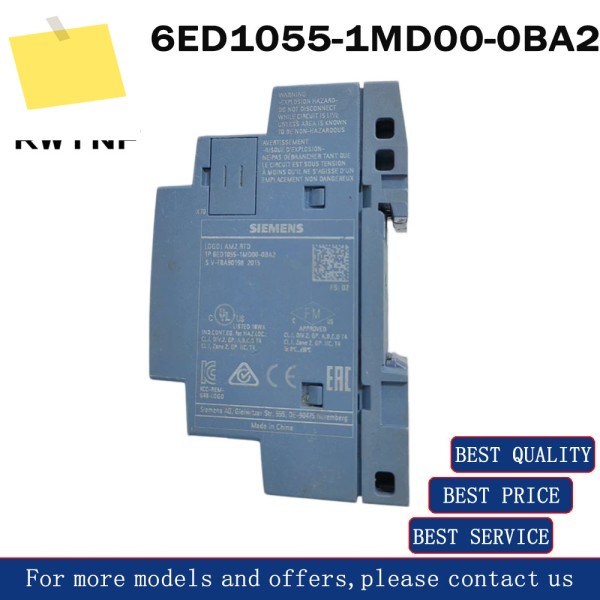 신품 6ED1055-1MD00-0BA2 SIEMENS AM2 RTD 모듈, PLC 시스템에 적합, 100% 창고 제품 이미지
