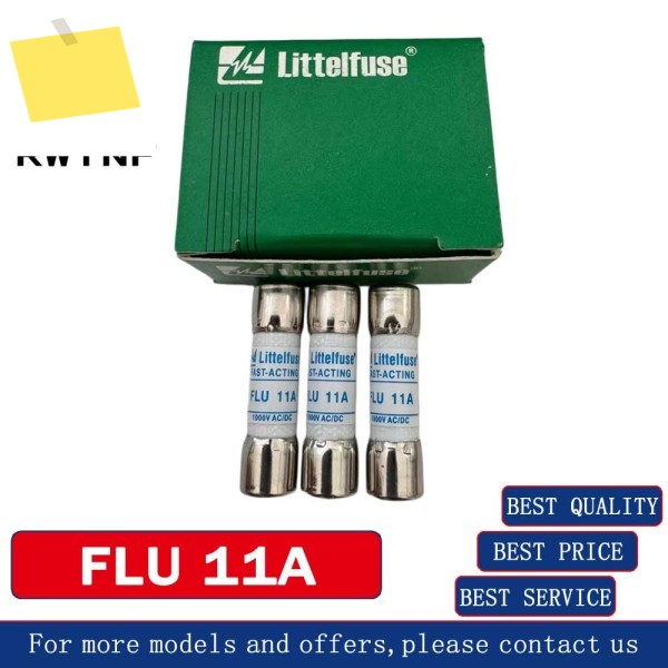 신품 10개 FLU 11A Littlefuse 고속 작동 멀티미터 퓨즈 1000V 1038mm 유리 세라믹 튜브, 제품 이미지