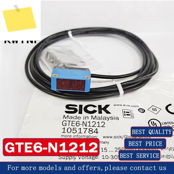 신품 GTE6-N1212 SICK 확산형 광전 스위치 센서, 100% 원래 창고 제품 이미지
