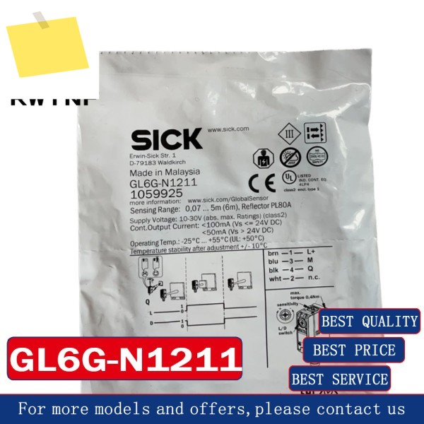 신품 GL6G-N1211 SICK 광전 스위치 센서, 100% 창고 제품 이미지