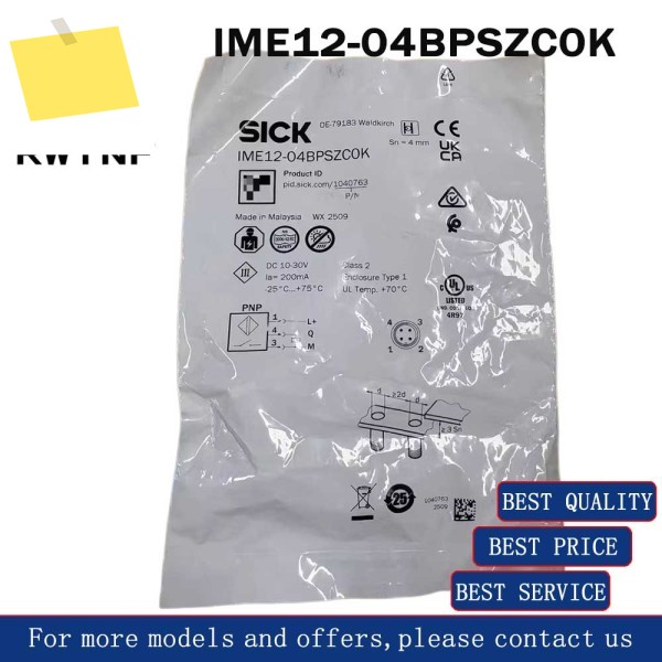 신품 IME12-04BPSZC0K SICK PNP 출력 근접 스위치 센서 1040763, 100% 창고 제품 이미지