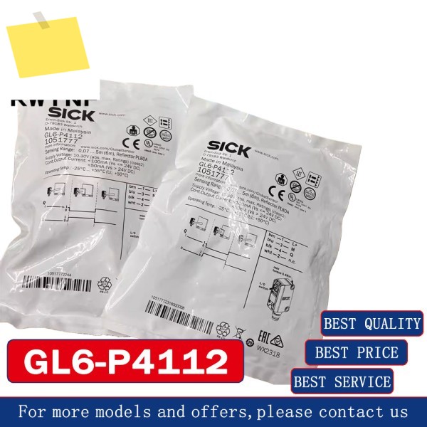 신품 GL6-P4112 SICK 광전 스위치 센서, 100% 원래 창고 제품 이미지