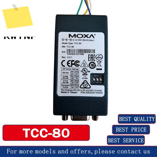 신품 TCC-80 MOXA USB-시리얼-RS485 변환기, 100% 창고 제품 이미지