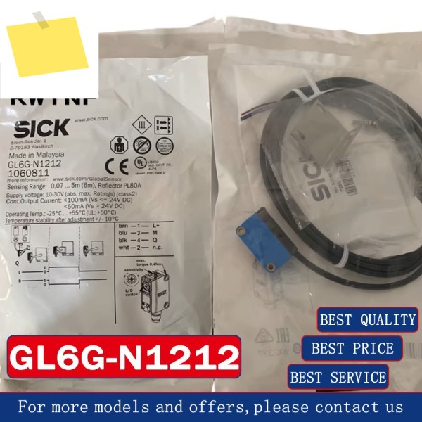 신품 GL6G-N1212 SICK 광전 스위치 센서, 100% 원래 창고 제품 이미지