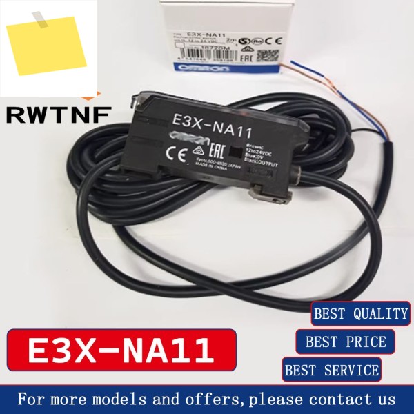 신품 E3X-NA11 광섬유 증폭기 센서와이어 리드아웃 포함, 100% 창고 제품 이미지