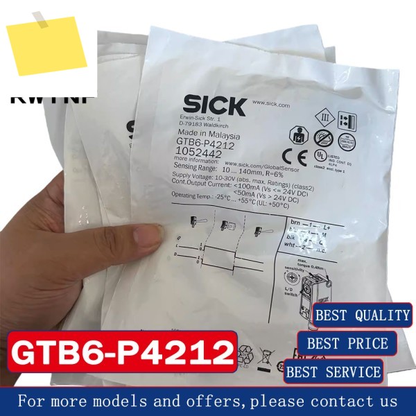 신품 GTB6-P4212 SICK 광전 스위치 유도 센서, 100% 원래 창고 제품 이미지
