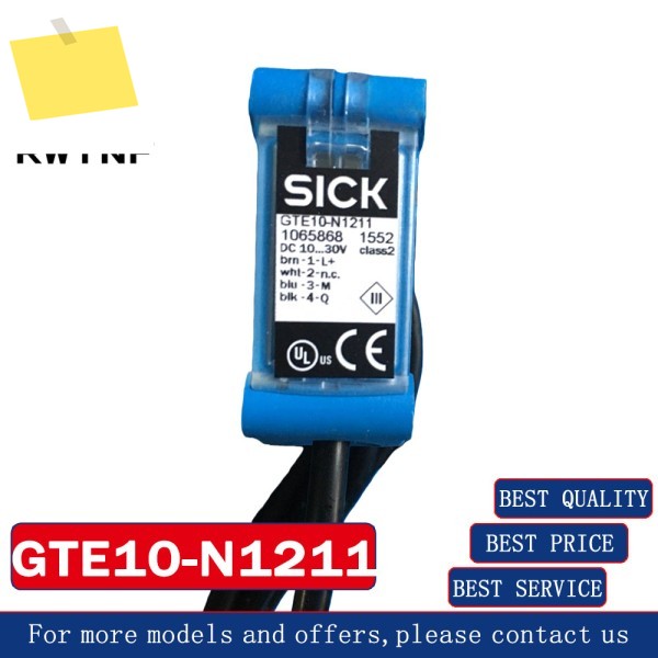 신품 GTE10-N1211 SICK 광전 스위치 센서, 100% 원래 창고 제품 이미지