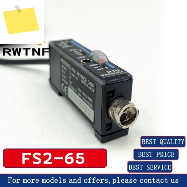 KEYENCE NPN 케이블 유형 광섬유 증폭기 센서 FS2-65 제품 이미지