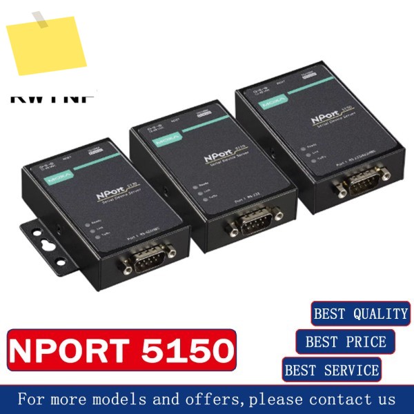 신품 NPORT 5150 MOXA 3-in-1 직렬 포트 서버, 100% 원래 창고 제품 이미지