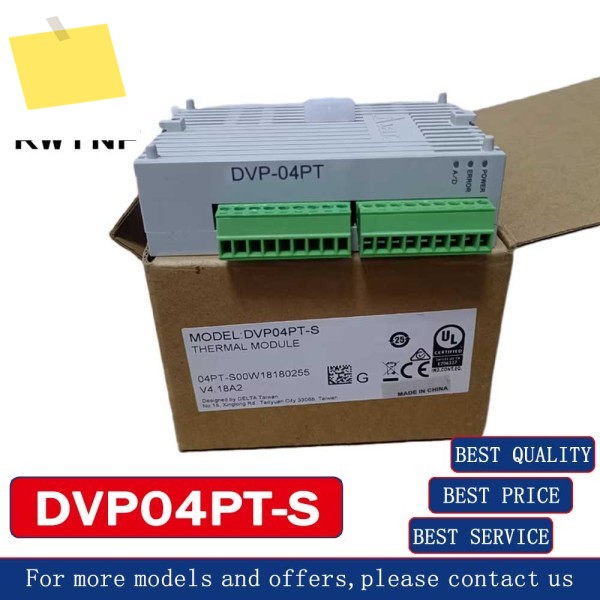신품 DVP04PT-S DVP 시리즈 PLC 모듈 델타 아날로그 프로그래밍 가능 로직 컨트롤러 100% 제품 이미지