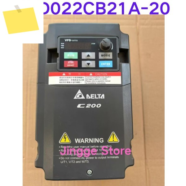 중고 테스트 Ok VFD022CB21A-20 220V 2.2KW 주파수 변환기 제품 이미지