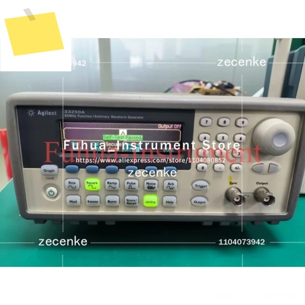1PC Agilent 33250A 기능임의 파형 발생기 80MHz 테스트 완료, 상태 양호 제품 이미지