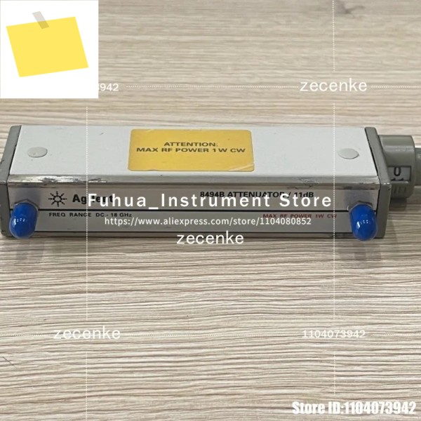 1PC Agilent 8494B 스텝 감쇠기 DC -18 GHz 11dB 양호한 상태로 테스트됨 제품 이미지