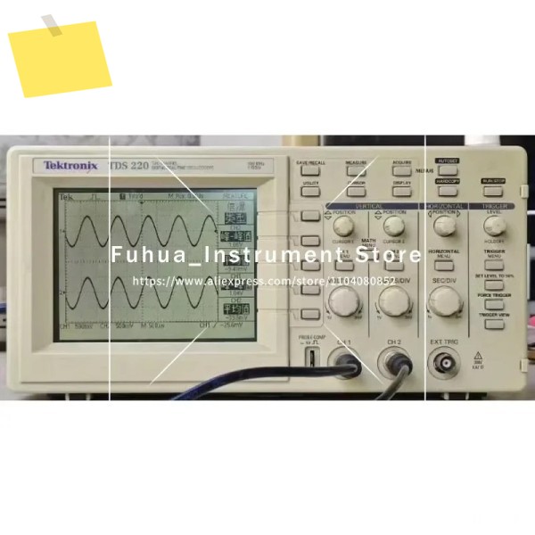 텍트로닉스 TDS220 100Mhz 디지털 오실로스코프 1 MsaS 2채널 테스트 완료, 상태 양호 제품 이미지