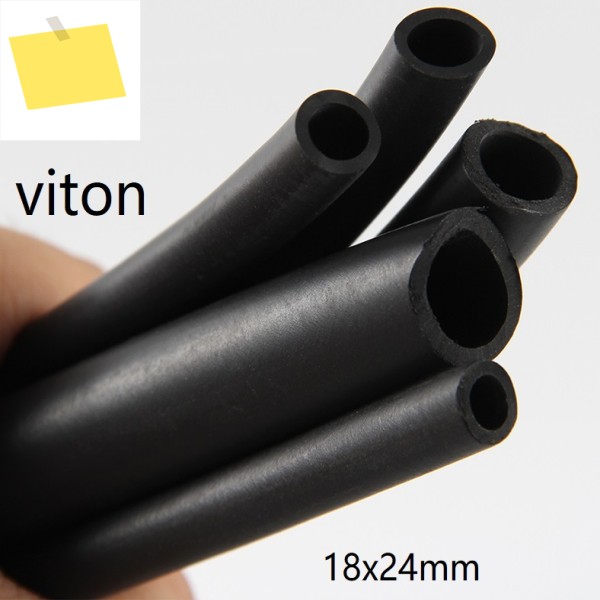 18mm 오일 오존 방지 FKM 파이프 열 Viton 튜브 불소 고무 호스 산성 알칼리 부식 제품 이미지