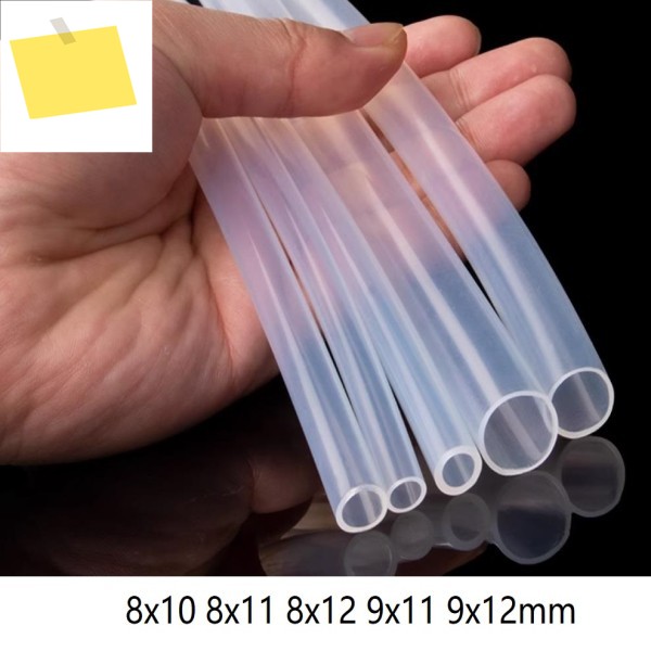 8x10 투명 PTFE 튜브 호스 산성 알칼리 폴리테프 F46 부식 테트라플루오로에틸렌 파이프 제품 이미지