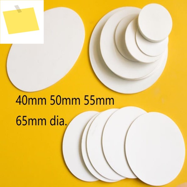 알루미늄 세라믹 원형 시트, 산화물 웨이퍼, AlO 디스크, 커런덤 칩 절연, 40mm, 직경 제품 이미지