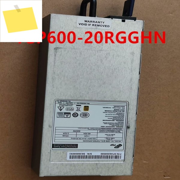 FSP 600W FSP600-20RGGHN 거의 새 원본 전원 공급 장치는 제품처럼 작동합니다 제품 이미지