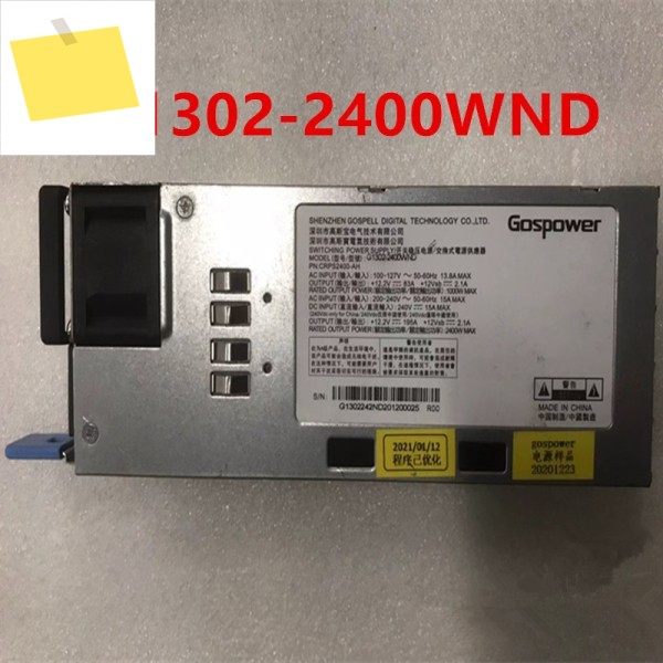 GOSPOWER 2400W CRPS2400-AH용 분해 원래 전원 공급 장치 새 제품처럼 작동 제품 이미지