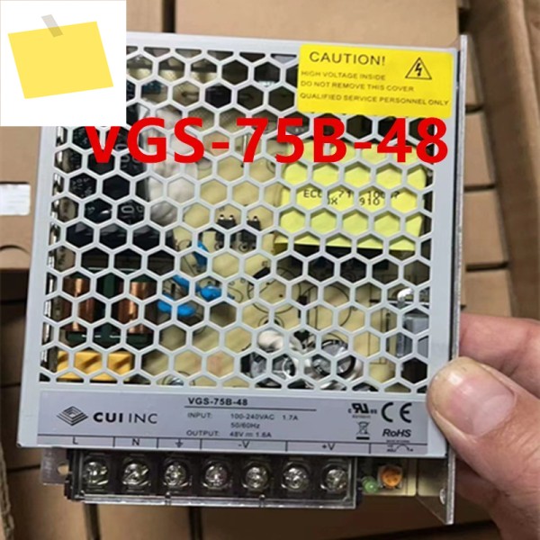 CUI INC 48V1.6A 75W VGS-75B-48용 새 전원 공급 장치 제품 이미지