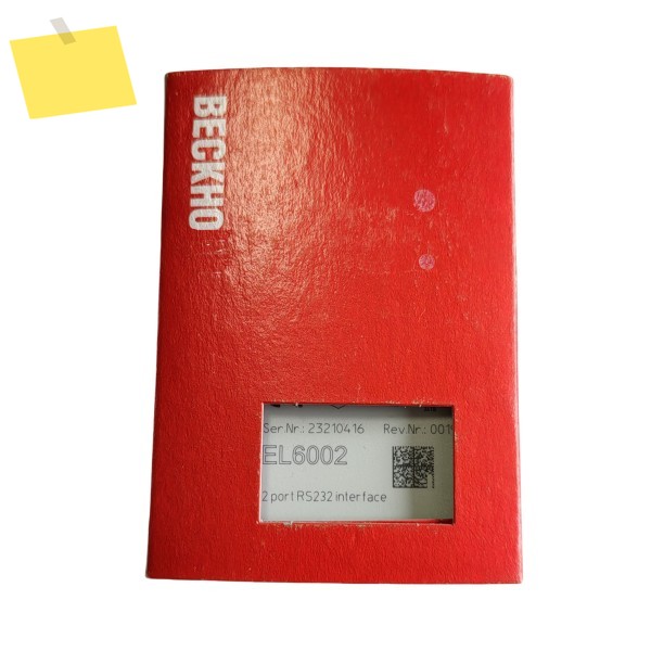 EL6002 BECKHOFF EL 2포트 RS232 입력 모듈 제품 이미지