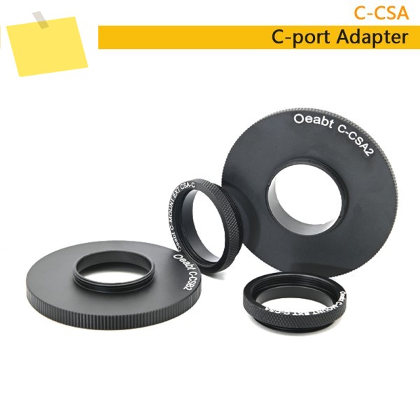 광학 실험 연구용 C-CSA C 마운트 어댑터, CCD 카메라 렌즈 SM1 스레드 슬리브, 1 인치 베이스 제품 이미지