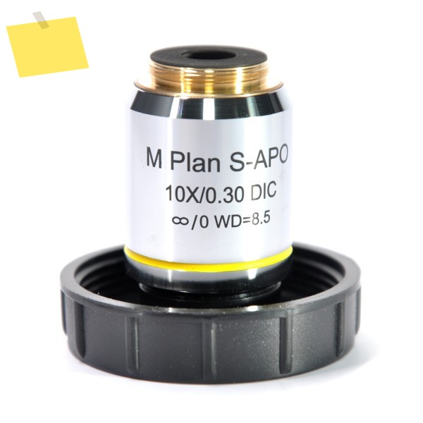 MPlan S-APO 고해상도 메탈로그래픽 플랜, 반 아포크로매틱, 무한 대물렌즈, 긴 작업 거리, DIC 차동, 10X 제품 이미지