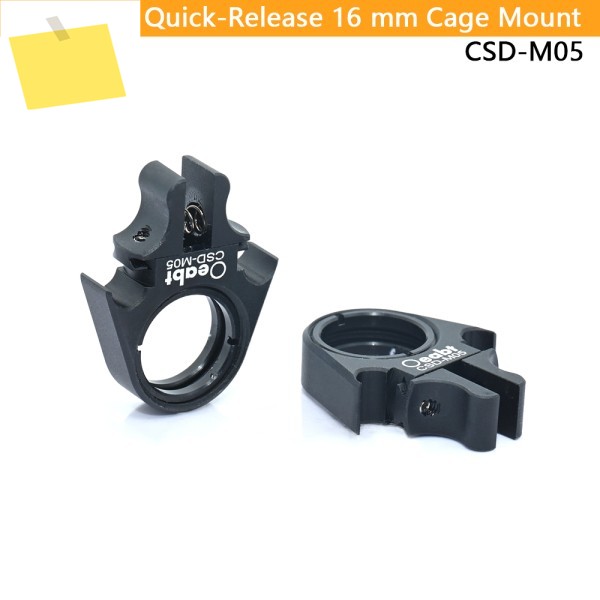 CSD-M05 퀵 릴리스 16mm 케이지 마운트 고정 장치 플레이트 설치 시트 스레드 시스템 스냅인 제품 이미지