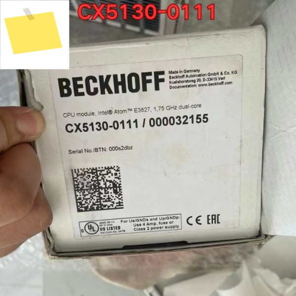 신품 Beckhoff PLC 모듈 CX5130-0111 2025년 7월 제품 이미지