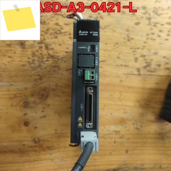 중고 ASD-A3-0421-L 서보 드라이브, 작동 상태 양호. 2025년 8월 제공. 제품 이미지