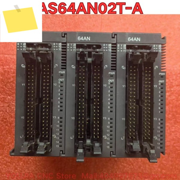 중고 PLC 모듈 AS64AN02T-A 기능 테스트는 정상입니다. 최신 제품 이미지