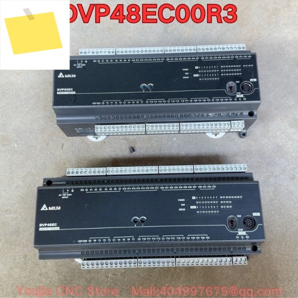 중고 PLC 모듈 DVP48EC00R3 기능 테스트는 정상입니다. 2025년 7월 최신 제품 이미지