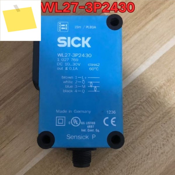 중고 WL27-3P2430 광전 센서의 기능 테스트는 정상입니다 제품 이미지
