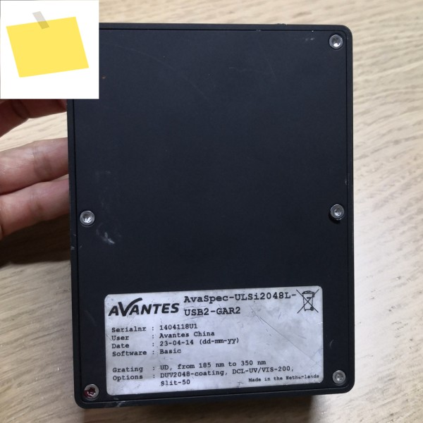 Avantes AvaSpec-ULSi2048L-USB2-GAR2 과학 연구 실험휴대용 광섬유 분광계 제품 이미지