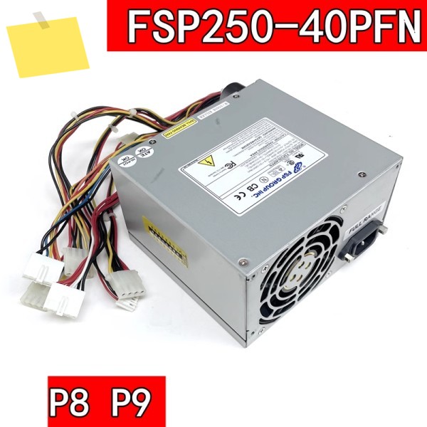FSP AT P8P9 250W FSP250-40PFN용 거의 새 전원 공급 장치는 새것처럼 작동합니다. 제품 이미지
