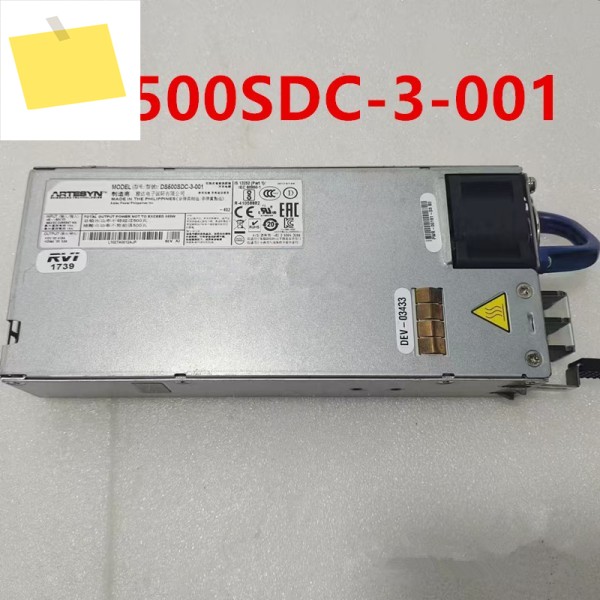 ARISTA DC 500W DS500SDC-3-001 PWR-500DC-R용 원래 전원 공급 장치 분해 새것처럼 작동함 제품 이미지