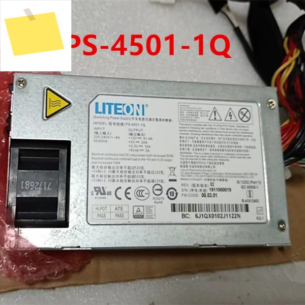 LITEON 1U 500W PS-4501-1Q용 새 원본 전원 공급 장치 제품 이미지