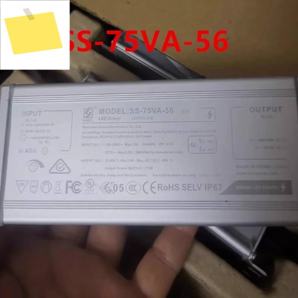 1PCS SOSEN 22-56V 100W SS-100VA-56B 75W 새 원본 전원 공급 장치 제품 이미지
