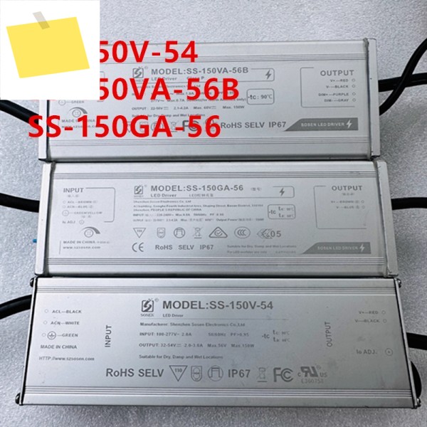 1개 거의 새것과 같은 미사용 전원 공급 장치 SOSEN SS-150V-54 제품 이미지