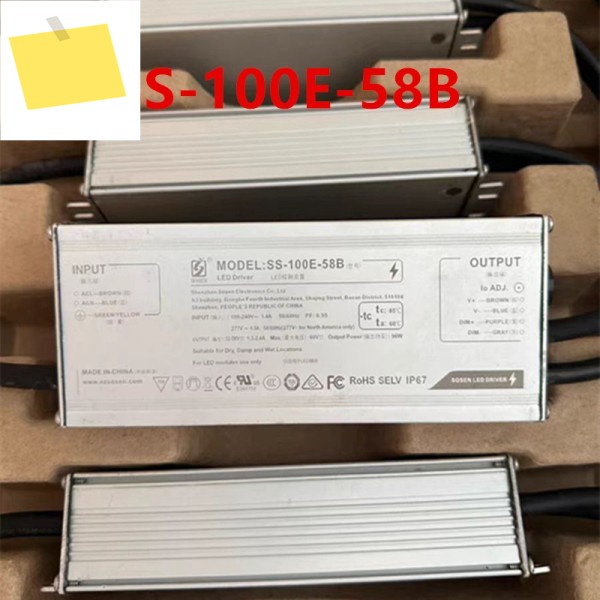 SOSEN 32-58V 100W SS-100E-58B 240W 용 새 원본 전원 공급 장치 제품 이미지