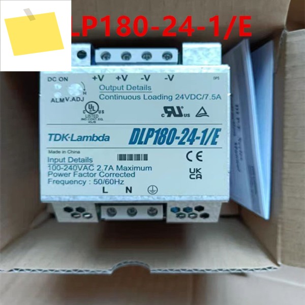 TDK-LAMBDA 24V7.5A 180W DLP180-24-1E E 용 새 원본 전원 공급 장치 제품 이미지