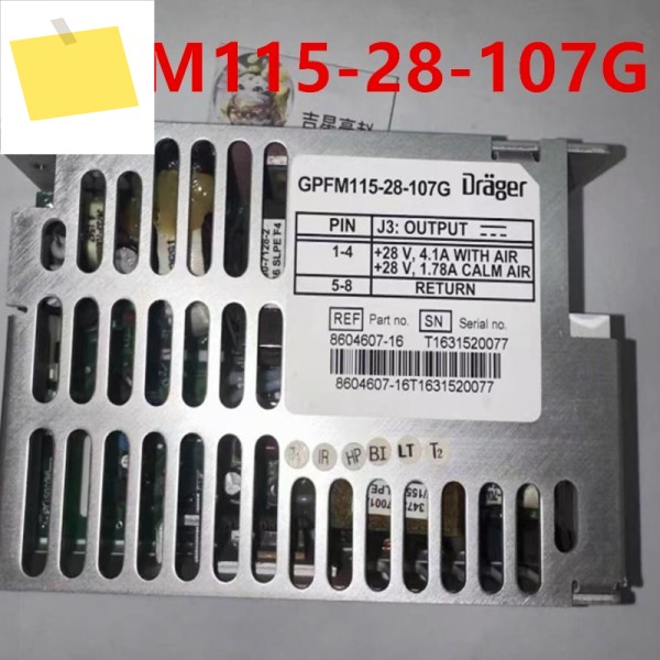 CONDOR GPFM115-28G 거의 새 원본 전원 공급 장치는 제품처럼 작동합니다. 제품 이미지