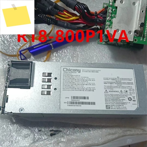 거의 신품 전원 공급 장치 CHICONY 800W R18-800P1VA 제품 이미지