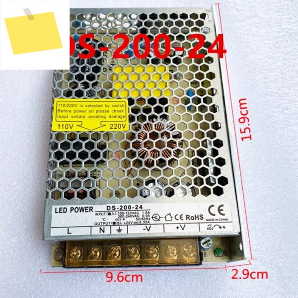 24V8.33A 200W DS-200-24 새 원본 전원 공급 장치 제품 이미지