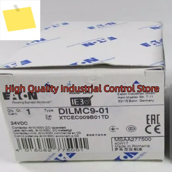 DILMC9-01 XTCEC009B01TD 24VDC EMT6-DB 24-240V 100% 새 접촉기 제품 이미지