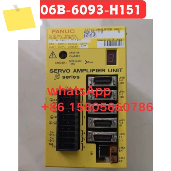 중고 드라이버 A06B-6093-H151 기능 테스트 OK 제품 이미지