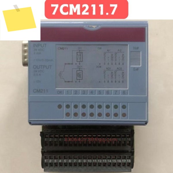 중고 PLC 모듈 테스트 OK, 색상이 매우 좋음, 7CM211.7 제품 이미지