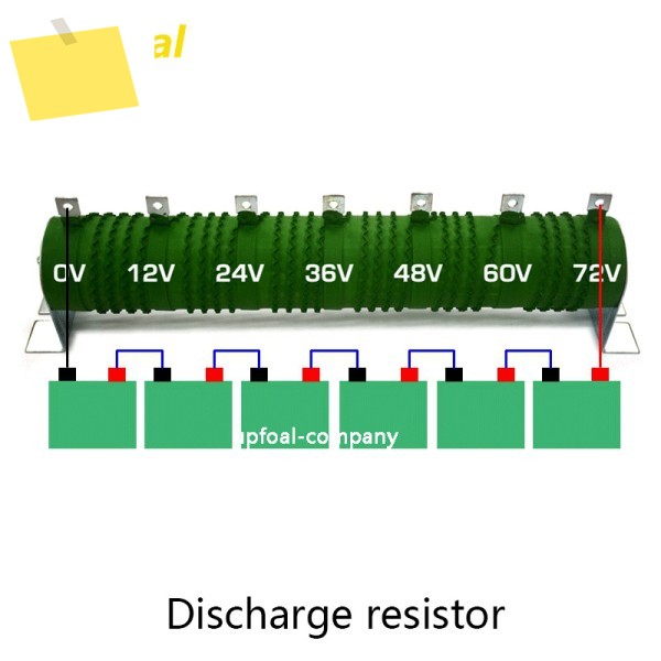 방전 저항기, 전기 자동차, 배터리 용량 감지, 12V 60V 제품 이미지