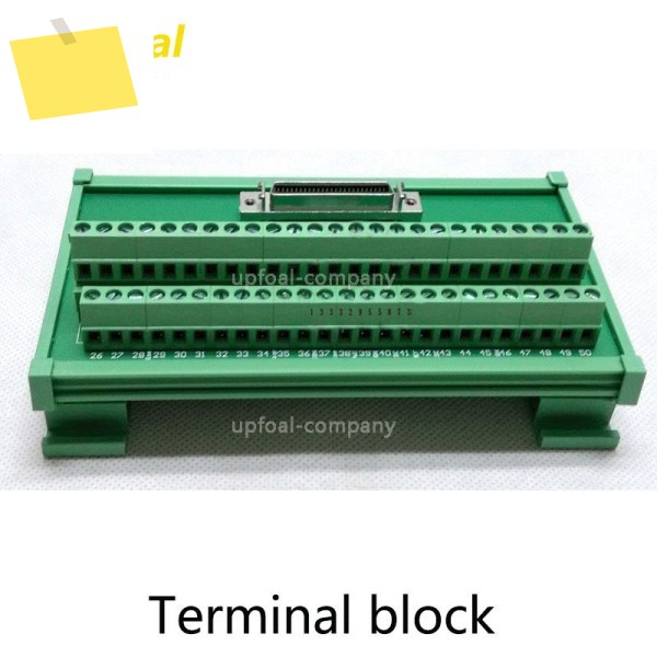 Delta 서보 A2 A3 AB 드라이버용 CN1 터미널 블록 ASD-BM-50A. 표준 DIN35 레일용 제품 이미지