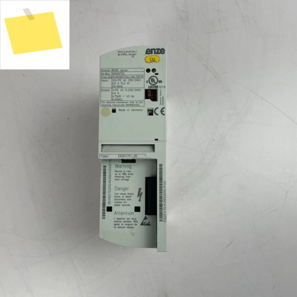 Lenze용 E82EV751-2B 8200 벡터 인버터 0.75KW 드라이브 제품 이미지